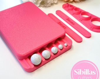 Polymer Clay Perlenroller: 4-12mm runde Perlen, Schmuck-Werkzeug
