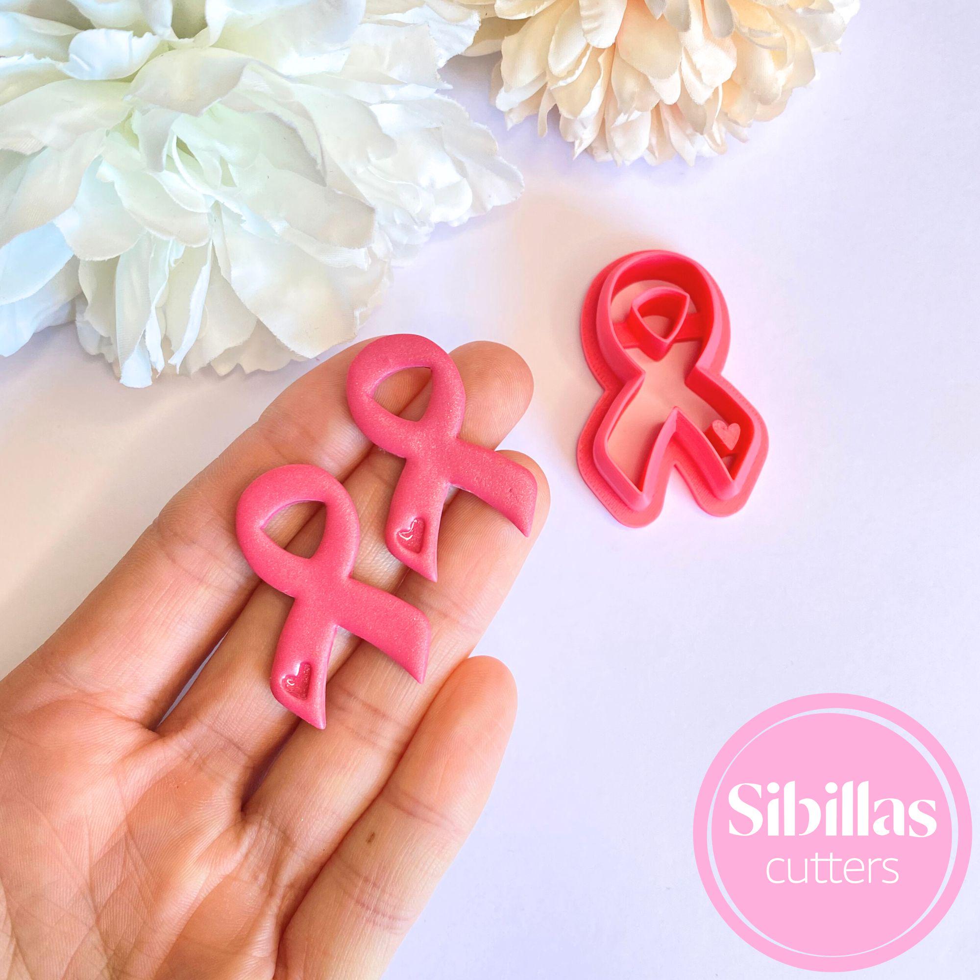Awareness Ribbon Clay Cutter: Polymer Clay Earrings, Fondant Tool - Etsy