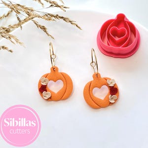Kürbis Ausstecher: Herz Ausschnitt, Herbst Schmuck machen