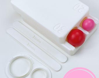 Polymer Clay Perlenroller: 20-30mm große runde Perlen, zur Schmuckherstellung