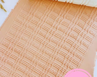 Grid texture roller: Organic Lines Polymer Clay & Ceramic Tool