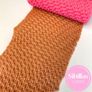 Abstract Lines Clay Texture Roller: Polymer Clay Embossing Tool