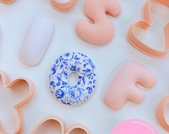 Trendy Bubble Letter Clay Cutters: Polymer clay cutters letters – Alphabet and Number Tool for Pottery, Ceramics (2.50 In - 6.35 cm)