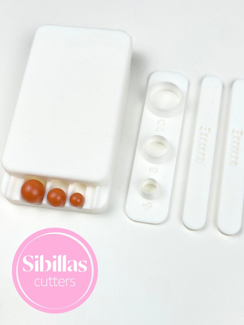 Polymer clay bead roller tool for crafting 6mm, 8mm, and 10mm round beads, suitable for DIY jewelry makers, hobbyists, and small business owners. Create perfect beads for earrings, bracelets, necklaces, and bead strands using polymer clay, air-dry clay, or epoxy clay. Precision roller guide ensures smooth, uniform, professional-quality beads for handmade jewelry projects, polymer clay crafts, bead-making kits, and clay earring supplies, helping crafters achieve consistent results with ease