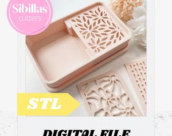 Cornstarch Powder Container STL : Polymer Clay Tools & Accessories (Digital download)