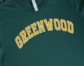 Greenwood Team T-Shirt | Classic College Style, Woodmen Football
