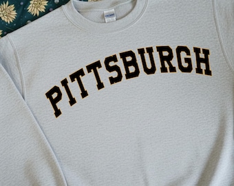 Pittsburgh Team Crewneck Sweatshirt | Classic College Style