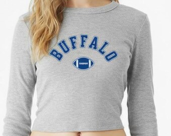 Buffalo Football Crop Top | Bills baby Tee
