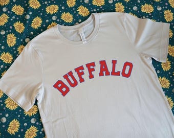 Buffalo Team T-Shirt | Classic College Style Tee | Bills Mafia Football | Team Colors Shirt