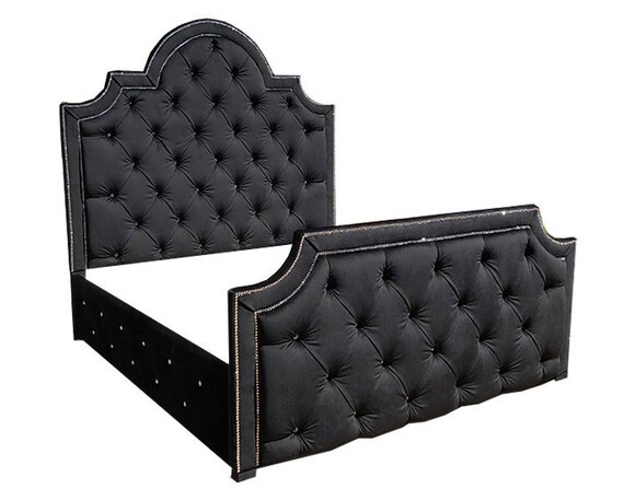 Tufted Headboard Extra Tall Bed, Extra Tall Bed Frame