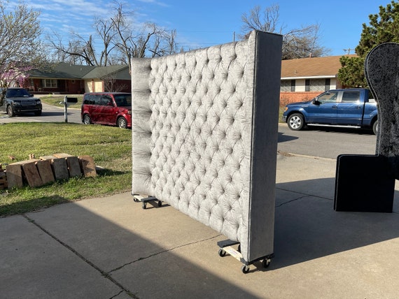 Tufted Headboard Concave Curved Wingback Extra Tall Bespoke Custom California King Queen Full Twin Modern MADE TO ORDER