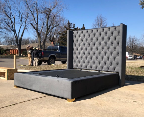 California king cheap tall headboard