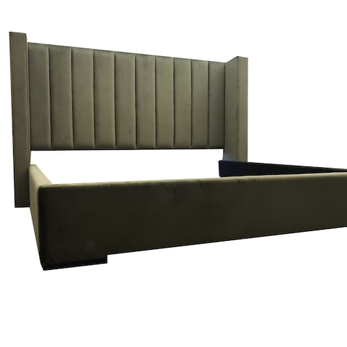 Tufted Headboard Bed Frame Restoration Hardware Extra Tall Etsy