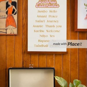 SWAHILI ZANZIBAR WORDS