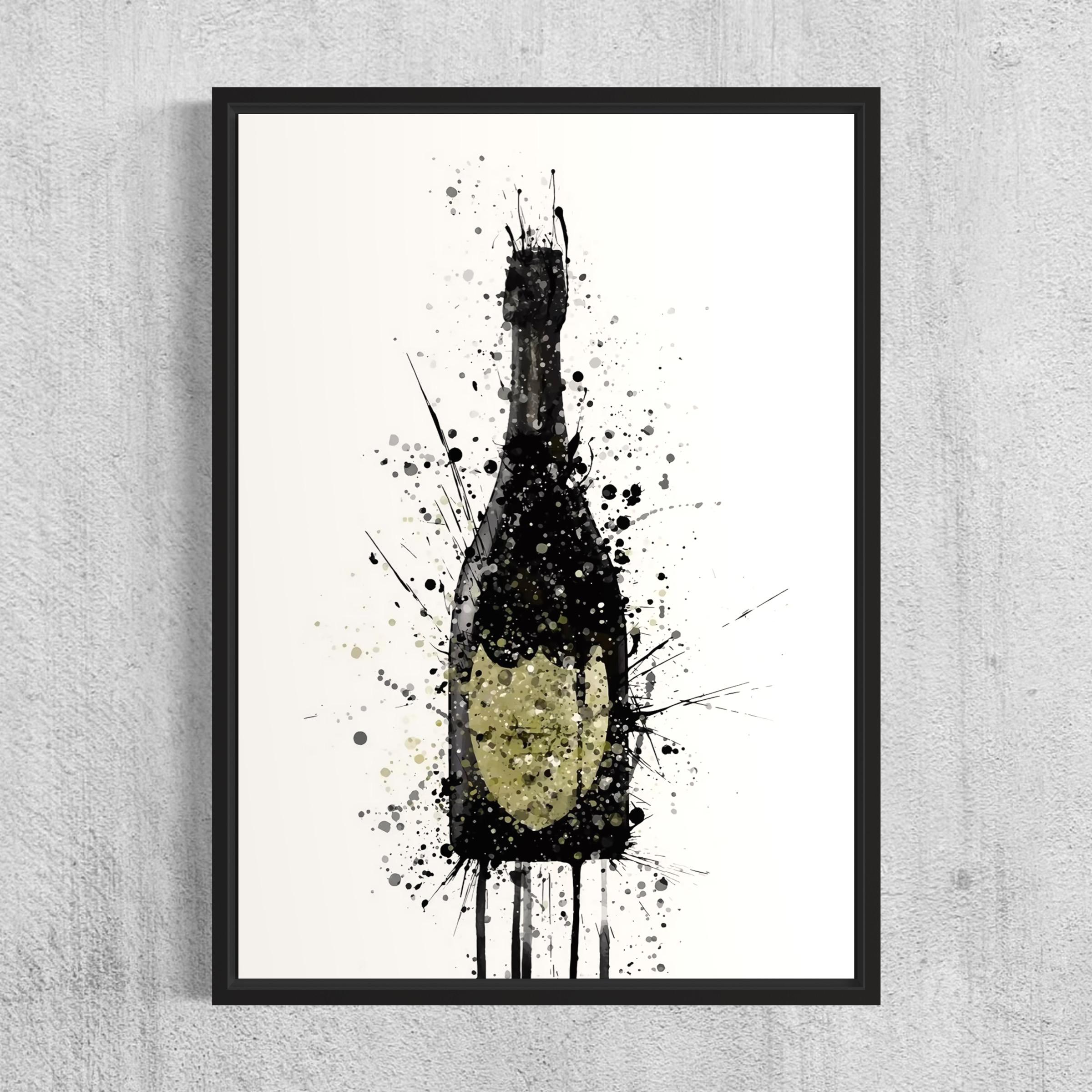 Dom Perignon Wall Art - Alcohol Poster - Champagne Decoration