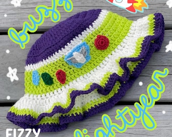 Buzz Lightyear Crochet Bucket Hat