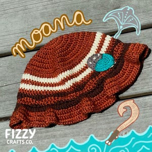 Moana Crochet Bucket Hat