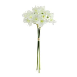 Narcissus Spray (Bundle 3) White, yellow or pink narcissus bundle bunch of spring flowers, cake topper flowers, table centrepiece