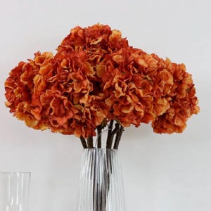 Dried touch ruffled hydrangea - 6 colours