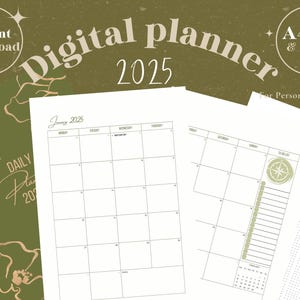 Planejador 2025 com adesivos para rabiscar e se organizar, planejador para adultos com TDAH e planejador estruturado para adolescentes com TDAH, planejador de presentes para mulheres