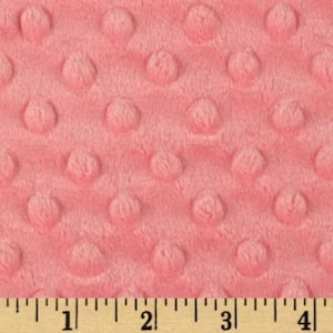 Minky Grübchen Dot Kuschelstoff Massenware
