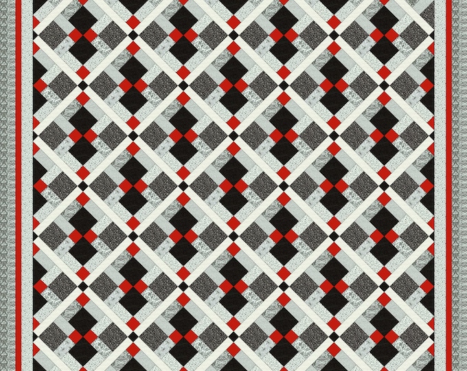 Diamond Chain Star Quilt Epattern Etsy Canada