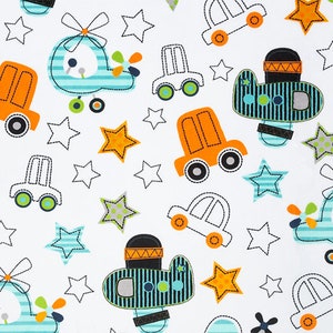 Shannon Fabrics Cuddle Vroom Aruba minky fabric