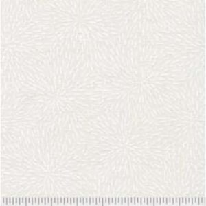 PandB Ramblings Starburst - White on Cream - Fabric By The Yard - 100% Cotton - RA11 777 01