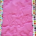 Luxuriously soft Minky Satin Baby/Crib quilt, throw quilt with horse/pony 