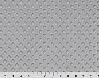 Shannon Fabrics Dimple Cuddle Steel