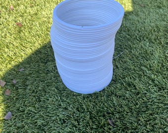 3D-Printed Customizable Slinky Toy, Available in Multiple Colors and Sizes