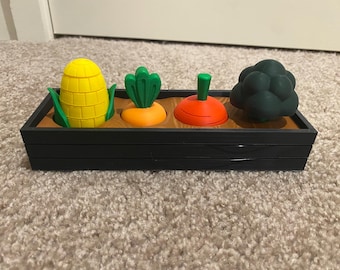 3D-Printed Veggie Garden Fidgets