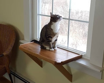 cat windowsill perch diy