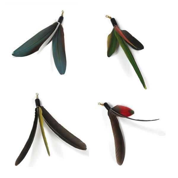 Feather Toy for 32 Inch Wand Toy - Replacement Feather Fliers