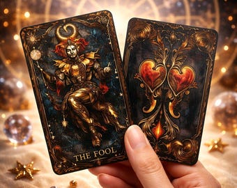 Magic Arcane Tarot Deck | Traditional 78 Card Set with Guide