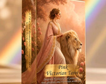 Victorian Tarot Cards Deck 78- Oracle Card, vintage eleganceTarot Set with Guidebook