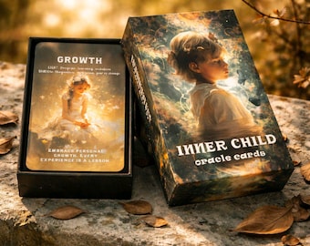 Inner Child Oracle Cards | 56 Card Tarot Deck for Inner Healing & Self Love