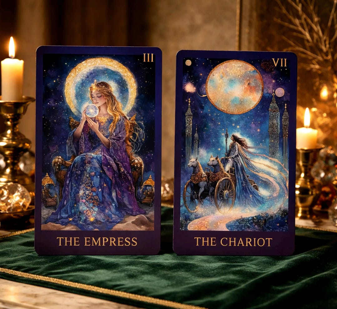 Celestial Tarot Deck 78 Cards English | Traditional Rider Waite Style ...