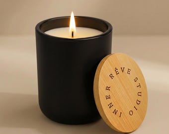 Eternal Roots Candle with 2-Minute Digital Reset | Warm Spices & Wood Soy Candle for Grounding | Luxury Mindfulness Gift | Inner Rêve Studio