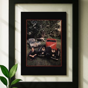 Floating Frame Classic Bugattis Original Advertisement Magazine Print Wall Decor Framed One of One