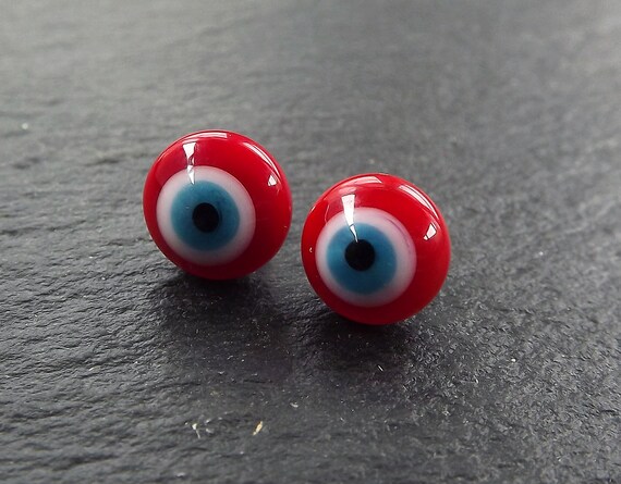 Vintage Ojos Malvados Rojos Declaran Pendientes Pendientes Vintage Ojos Malvados Rojos Declaran Pendientes Pendientes