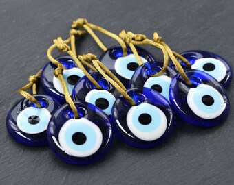 Blue Evil Eye Wedding Favor Beads, Party Favors, Nazar Ornament, Greek Evil Eye Charm, Protective Lucky Charm, BULK, EXPRESS SHIPPING