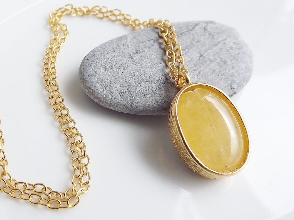 Spring Beans Necklace Collection Colorful Oval Pendants With Etsy