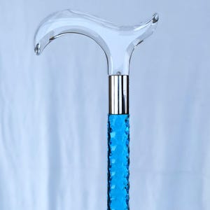 Acrylic Walking Cane Handmade Elegance for Women & Men Women&#39;s Cane Walking Stick for Men Handmade Walking Cane for Women