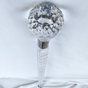 Luxury Pink Acrylic Walking Cane: Crystal Handle, Elegant Support For man and women