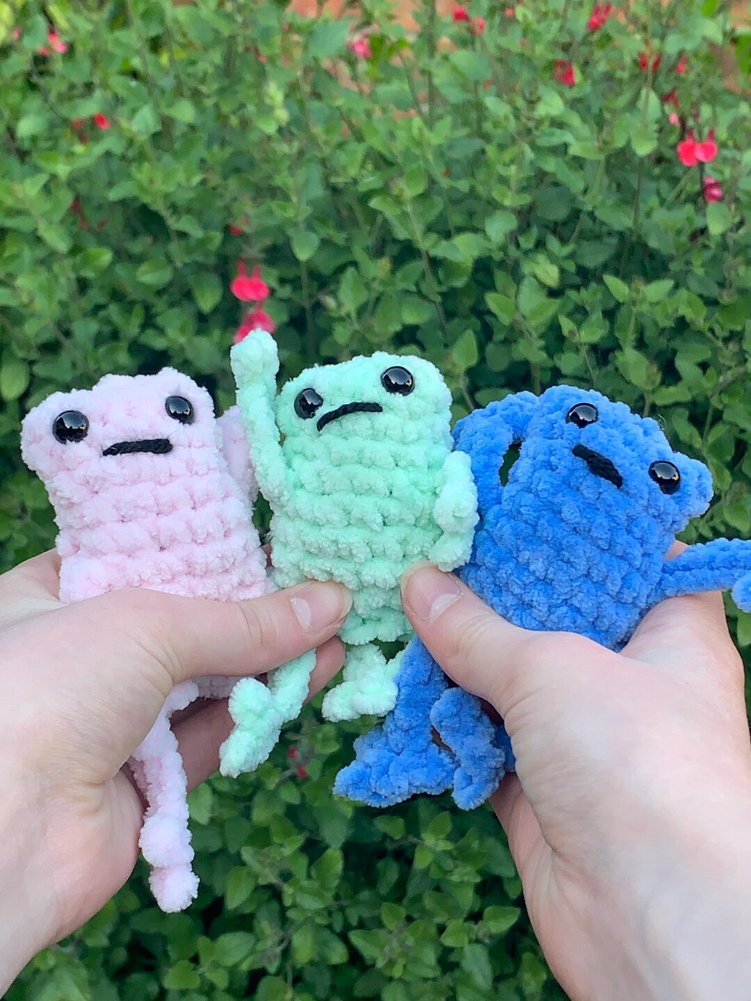Crochet Mini Leggy Froggy Pattern: Low-sew Amigurumi (PDF Pattern) - Etsy
