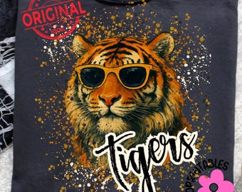 Tigers PNG, High School Tigers Mascot png, Tiger Cheer Shirt png, Tiger Football png, Mascot Tigers shirt png, Tigers school sports Game day