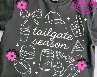 Football PNG, Doodle Football Tailgate Season png, Football Season png, Instant Digital Download Doodle Art Football Tailgate Png, Football