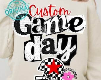 Custom Mascot PNG Design for T-Shirts, Custom School Digital Download, Custom Game Day Mascot Png, Customizable PNG School Mascots & Colors
