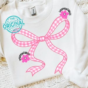 Pink Gingham Bow PNG, Coquette Bow Png, Preppy Png Coquette Png Trendy Bows Png Coquette Sublimation png, Coquette Bow Shirt, Gingham png